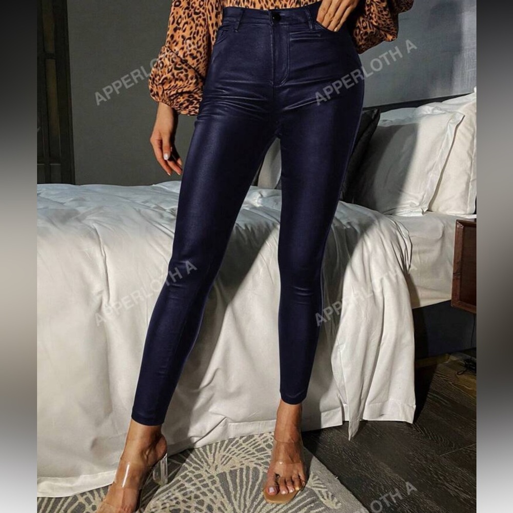 Deep Blue Skinny Pants